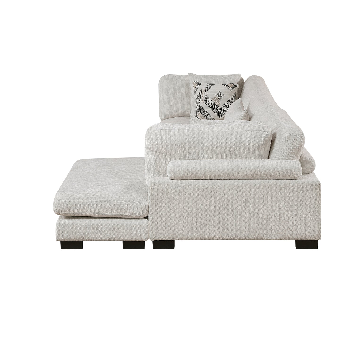 9555BEG*3CRACVC (3)3-Piece Modular Sectional with Chaise - 9555BEG*3CRACVC