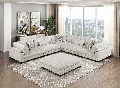 9555BEG-4 Ottoman - 9555BEG-4