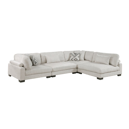 9555BEG*42CR2AC (4)4-Piece Modular Sectional - 9555BEG*42CR2AC
