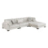 9555BEG*42CRACOT (4)4-Piece Modular Sectional with Ottoman - 9555BEG*42CRACOT