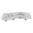 9555BEG*43CRAC (4)4-Piece Modular Sectional - 9555BEG*43CRAC