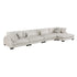 9555BEG*4CR2ACVC (4)4-Piece Modular Sectional with Chaise - 9555BEG*4CR2ACVC