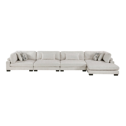 9555BEG*4CR2ACVC (4)4-Piece Modular Sectional with Chaise - 9555BEG*4CR2ACVC