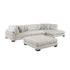 9555BEG*4CRACVCOT (4)4-Piece Modular Sectional with Chaise and Ottoman - 9555BEG*4CRACVCOT