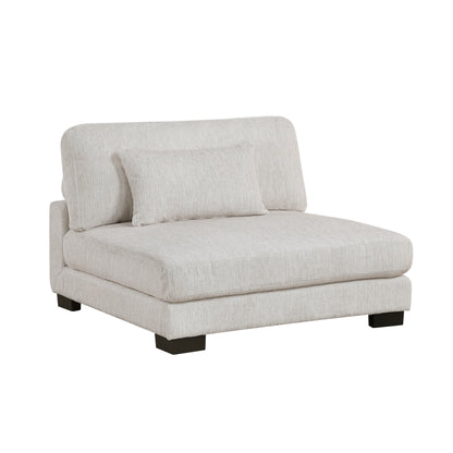 9555BEG*52CR2ACOT (5)5-Piece Modular Sectional with Ottoman - 9555BEG*52CR2ACOT