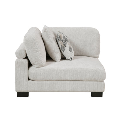 9555BEG*62CR3ACOT (6)6-Piece Modular Sectional with Ottoman - 9555BEG*62CR3ACOT