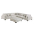 9555BEG*63CR2ACOT (6)6-Piece Modular Sectional with Ottoman - 9555BEG*63CR2ACOT
