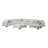 9555BEG*72CR3ACVCOT (7)7-Piece Modular Sectional with Ottoman - 9555BEG*72CR3ACVCOT