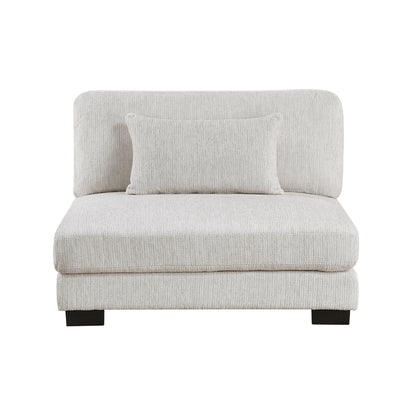 9555BEG*72CR3ACVCOT (7)7-Piece Modular Sectional with Ottoman - 9555BEG*72CR3ACVCOT