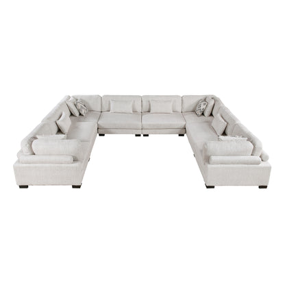 9555BEG*84CR4AC (8)8-Piece Modular Sectional - 9555BEG*84CR4AC