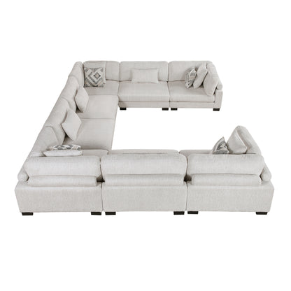 9555BEG*84CR4AC (8)8-Piece Modular Sectional - 9555BEG*84CR4AC