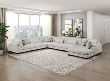 9555BEG-VC Reversible Chaise - 9555BEG-VC