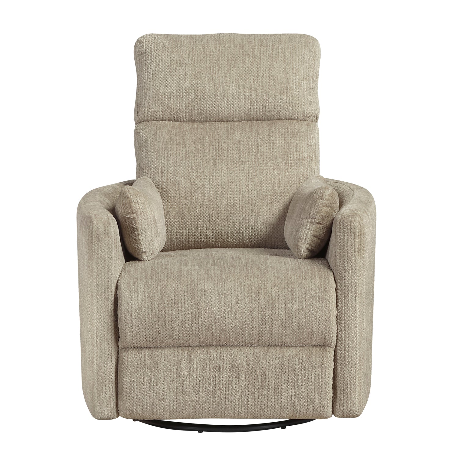 9555BRW-1SW Swivel Glider Reclining Chair - 9555BRW-1SW