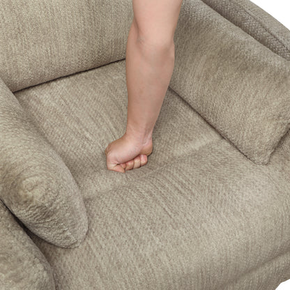 9555BRW-1SW Swivel Glider Reclining Chair - 9555BRW-1SW