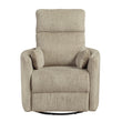 9555BRW-1SW Swivel Glider Reclining Chair - 9555BRW-1SW