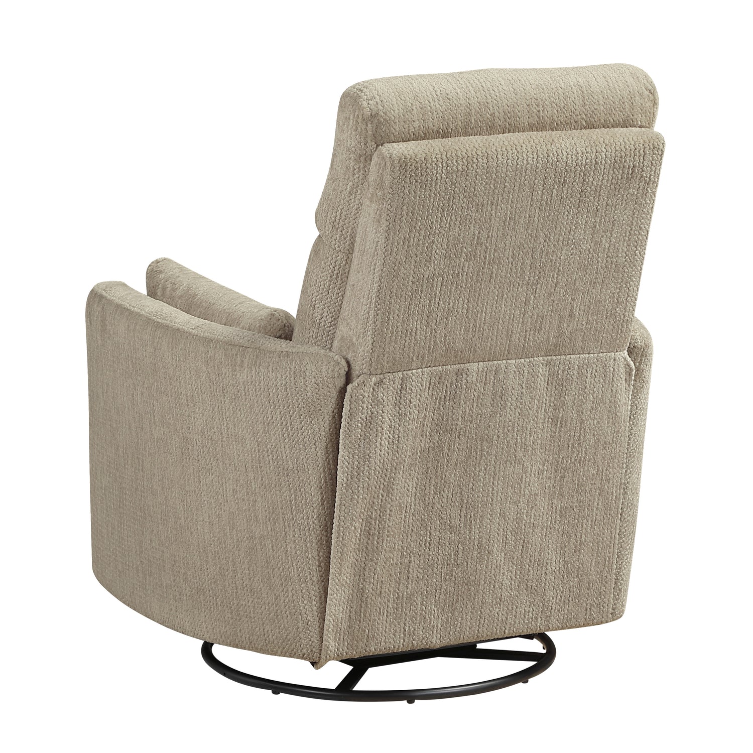 9555BRW-1SW Swivel Glider Reclining Chair - 9555BRW-1SW