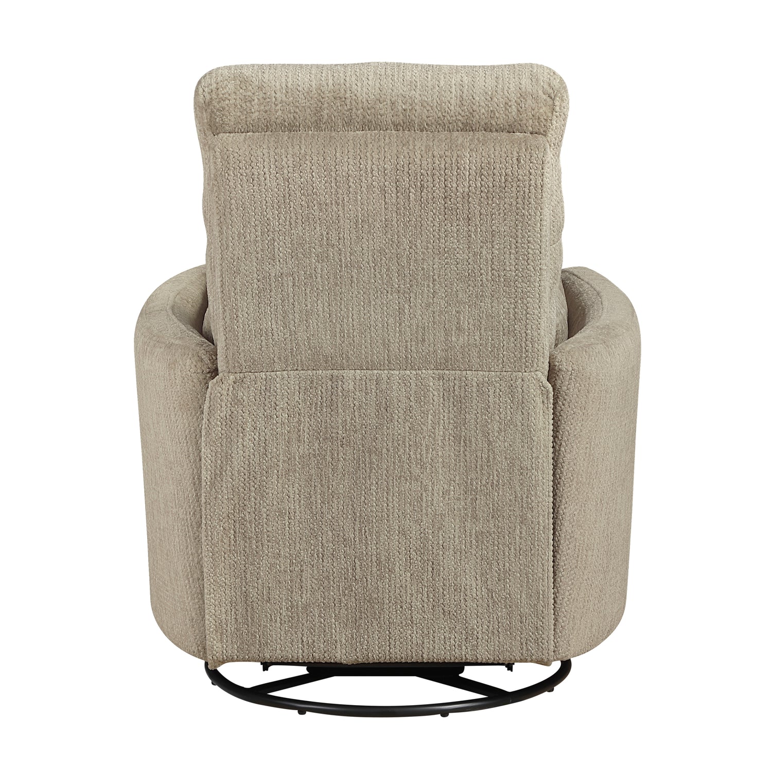 9555BRW-1SW Swivel Glider Reclining Chair - 9555BRW-1SW