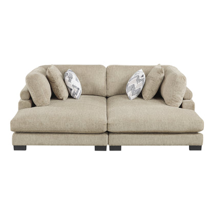 9555BRW*2VC (2)2-Piece Chaises - 9555BRW*2VC