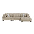 9555BRW*3CRACVC (3)3-Piece Modular Sectional with Chaise - 9555BRW*3CRACVC