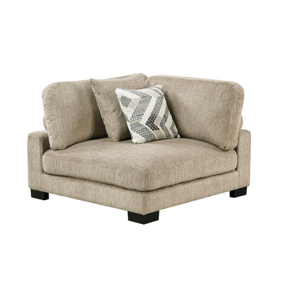 9555BRW*42CR2AC (4)4-Piece Modular Sectional - 9555BRW*42CR2AC