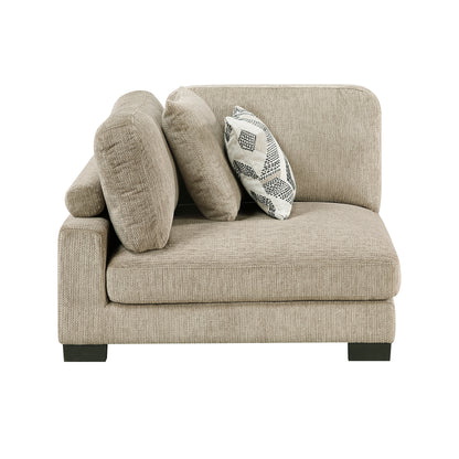 9555BRW*42CR2AC (4)4-Piece Modular Sectional - 9555BRW*42CR2AC