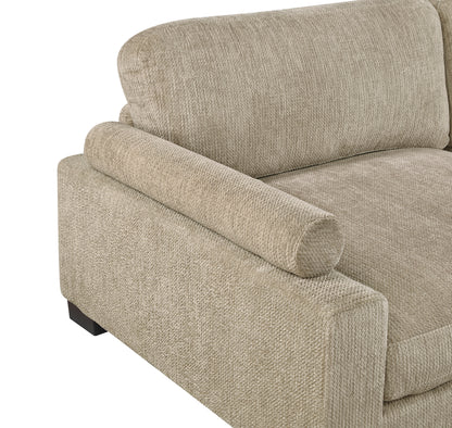9555BRW*42CR2AC (4)4-Piece Modular Sectional - 9555BRW*42CR2AC