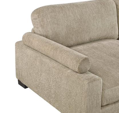 9555BRW*4CR2ACVC (4)4-Piece Modular Sectional with Chaise - 9555BRW*4CR2ACVC