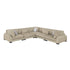 9555BRW*53CR2AC (5)5-Piece Modular Sectional - 9555BRW*53CR2AC