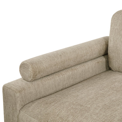 9555BRW*53CRACOT (5)5-Piece Modular Sectional with Ottoman - 9555BRW*53CRACOT