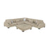 9555BRW*63CR2ACOT (6)6-Piece Modular Sectional with Ottoman - 9555BRW*63CR2ACOT