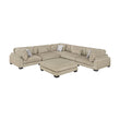 9555BRW*63CR2ACOT (6)6-Piece Modular Sectional with Ottoman - 9555BRW*63CR2ACOT