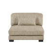 9555BRW-AC Armless Chair - 9555BRW-AC