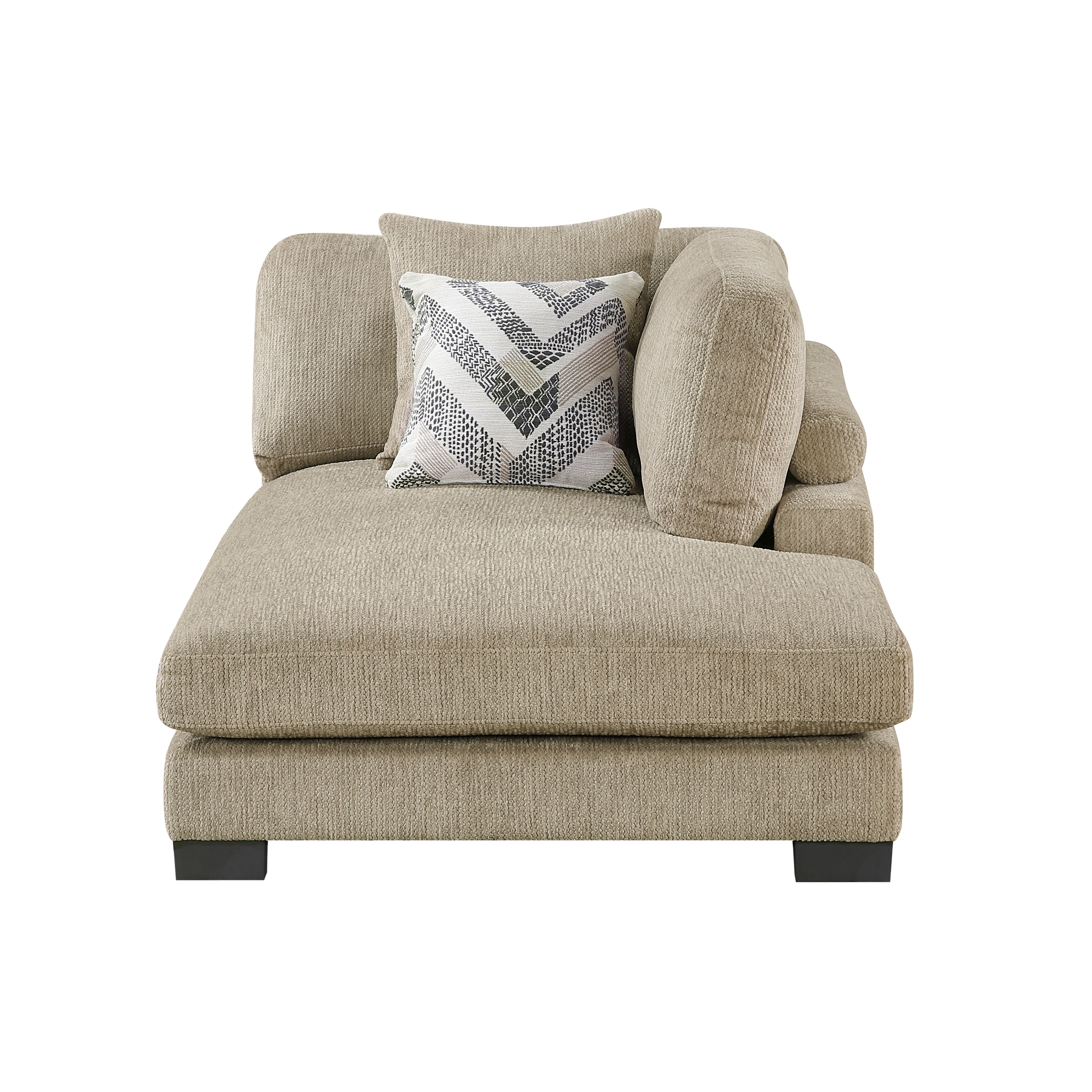 9555BRW-VC Reversible Chaise - 9555BRW-VC