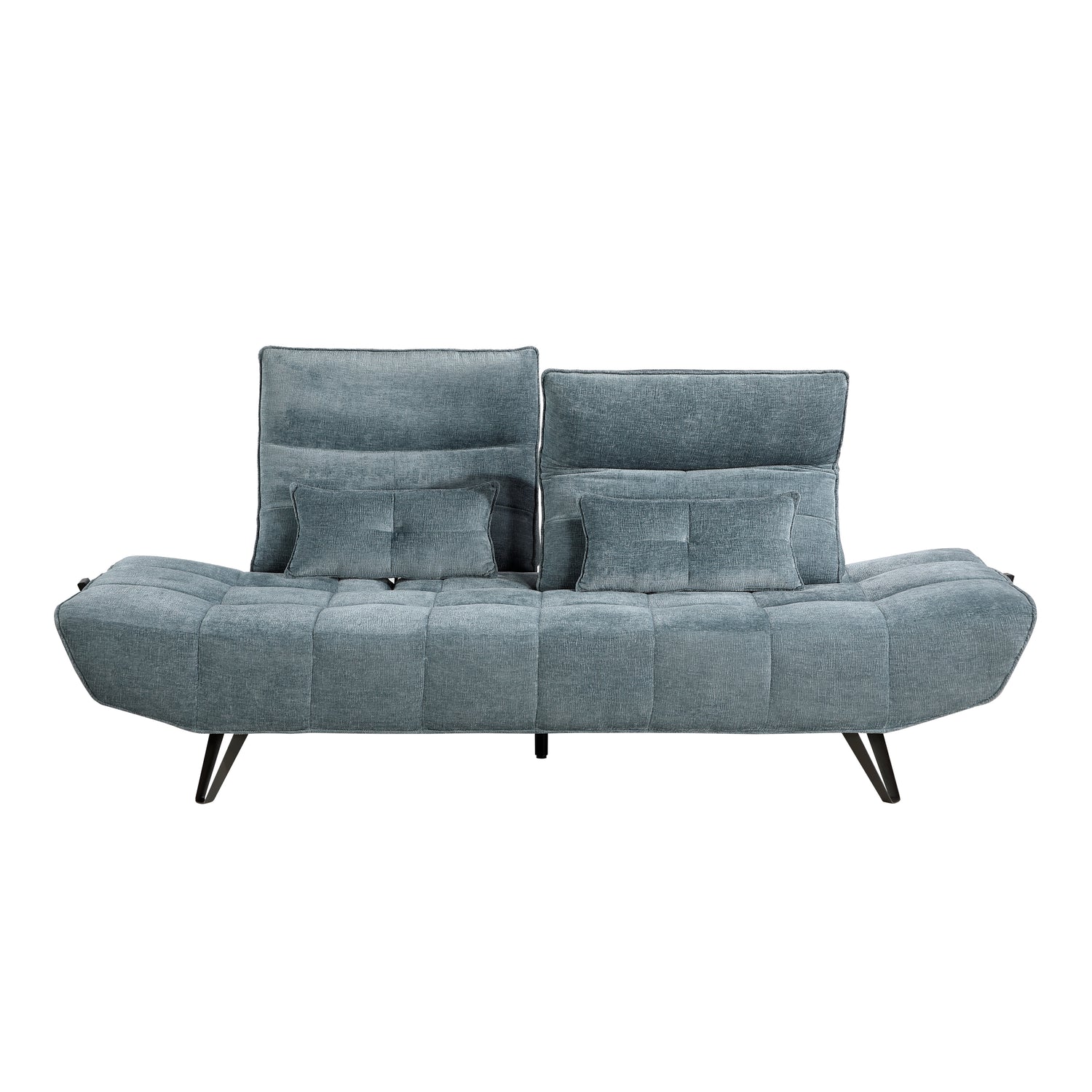 9556BUE-3PW Sofa with Power Adjustable Seat Depth and Manual Adjustable Headrests - 9556BUE-3PW