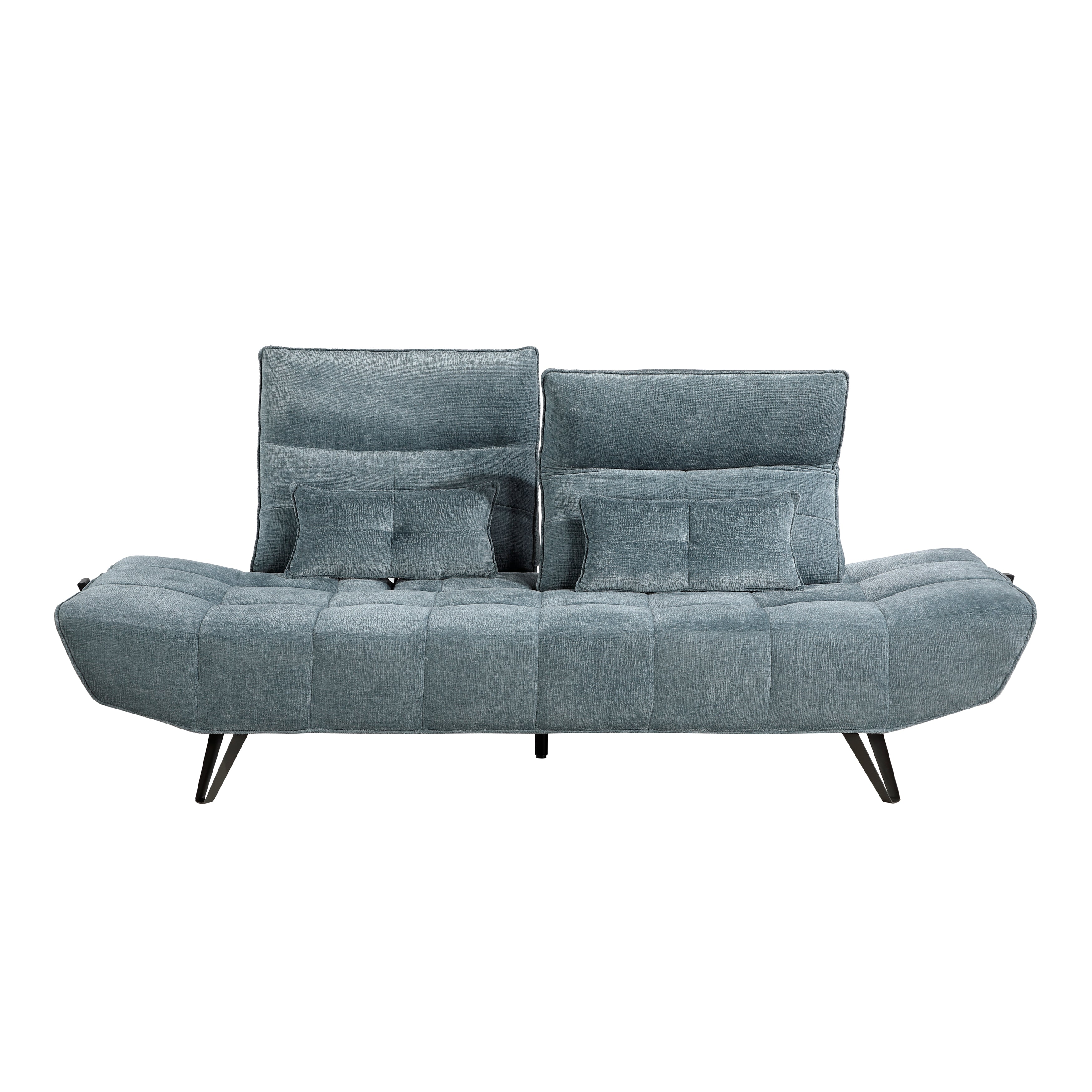 9556BUE-3PW Sofa with Power Adjustable Seat Depth and Manual Adjustable Headrests - 9556BUE-3PW