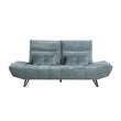 9556BUE-3PW Sofa with Power Adjustable Seat Depth and Manual Adjustable Headrests - 9556BUE-3PW
