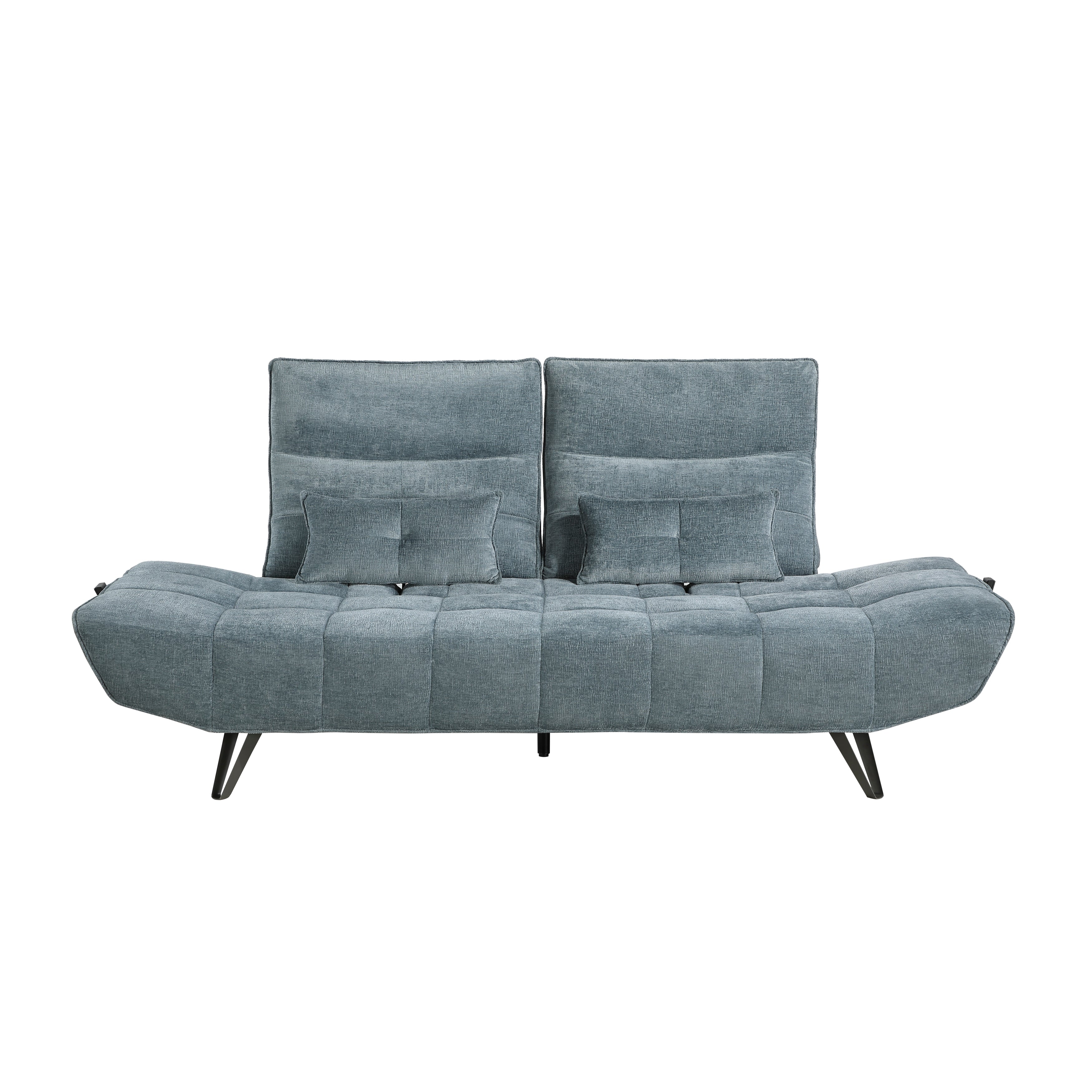 9556BUE-3PW Sofa with Power Adjustable Seat Depth and Manual Adjustable Headrests - 9556BUE-3PW