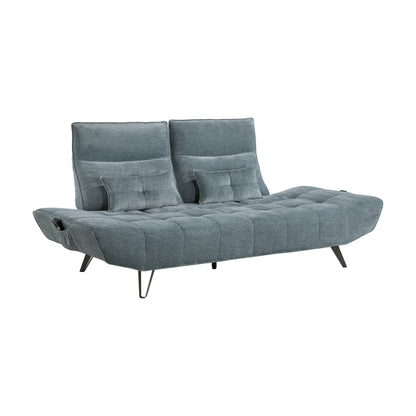 9556BUE-3PW Sofa with Power Adjustable Seat Depth and Manual Adjustable Headrests - 9556BUE-3PW