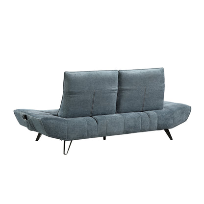 9556BUE-3PW Sofa with Power Adjustable Seat Depth and Manual Adjustable Headrests - 9556BUE-3PW