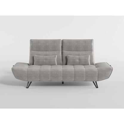 9556GRY-3PW Sofa with Power Adjustable Seat Depth and Manual Adjustable Headrests - 9556GRY-3PW