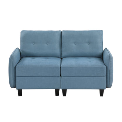 9557BUE-2* (2)Love Seat - 9557BUE-2*