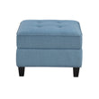 9557BUE-4 Ottoman with Storage - 9557BUE-4