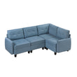 9557BUE*4SC (4)4-Piece Sectional with Storage - 9557BUE*4SC