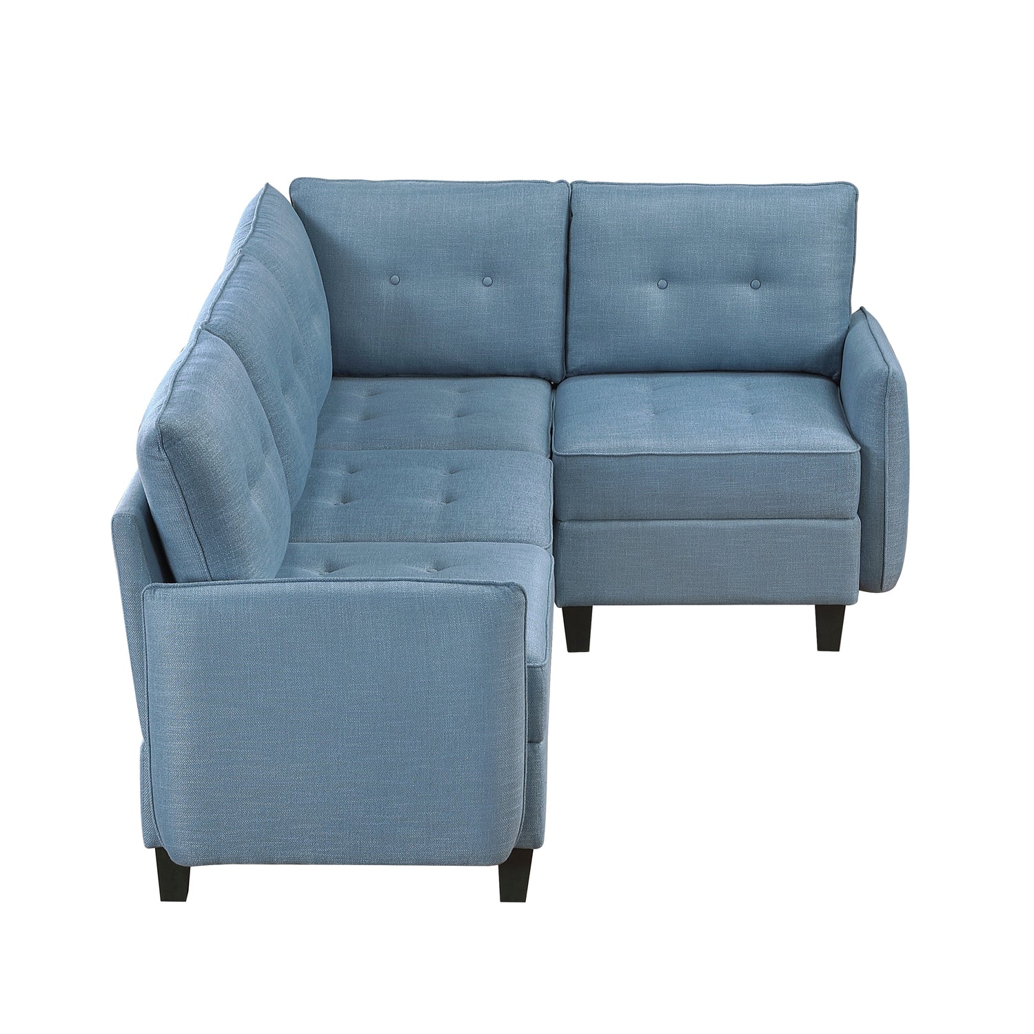 9557BUE*4SC (4)4-Piece Sectional with Storage - 9557BUE*4SC