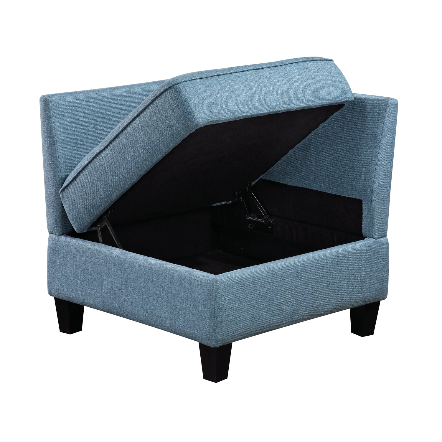 9557BUE*6SCOT (6)6-Piece Sectional with Storage and Ottoman - 9557BUE*6SCOT