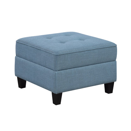 9557BUE*6SCOT (6)6-Piece Sectional with Storage and Ottoman - 9557BUE*6SCOT