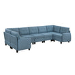 9557BUE*7SC (7)7-Piece Sectional with Storage - 9557BUE*7SC