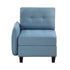 9557BUE-C1A Chair with One Arm and Storage - 9557BUE-C1A