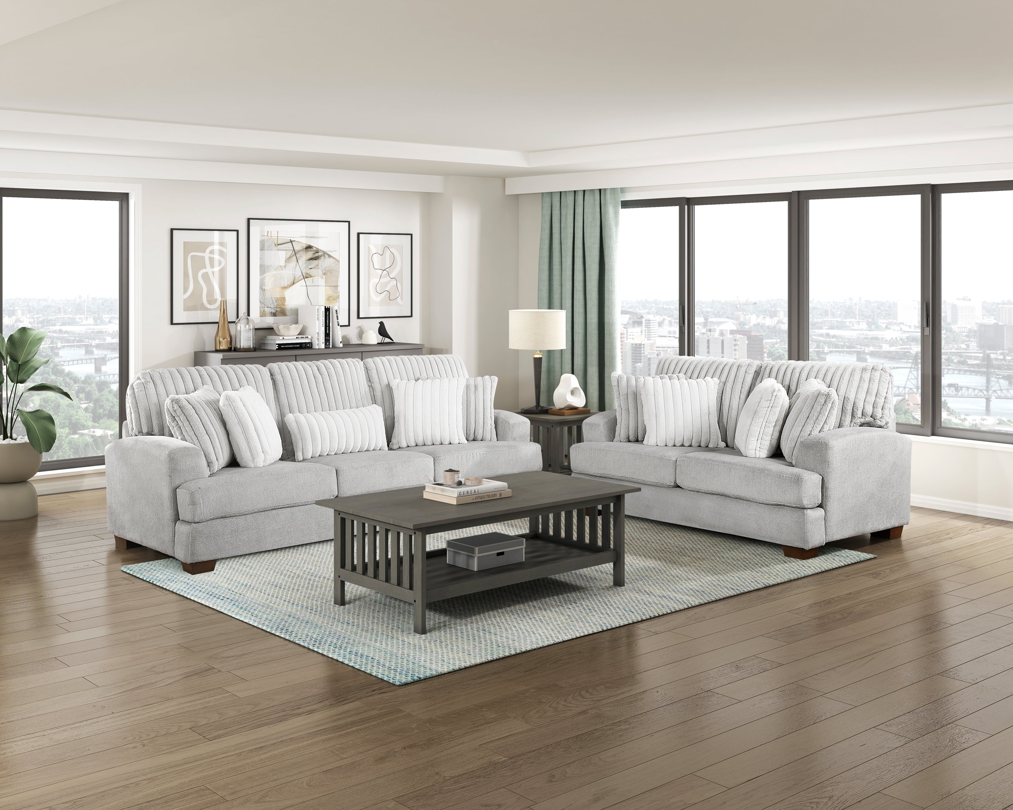 9558LG-3 Sofa - 9558LG-3