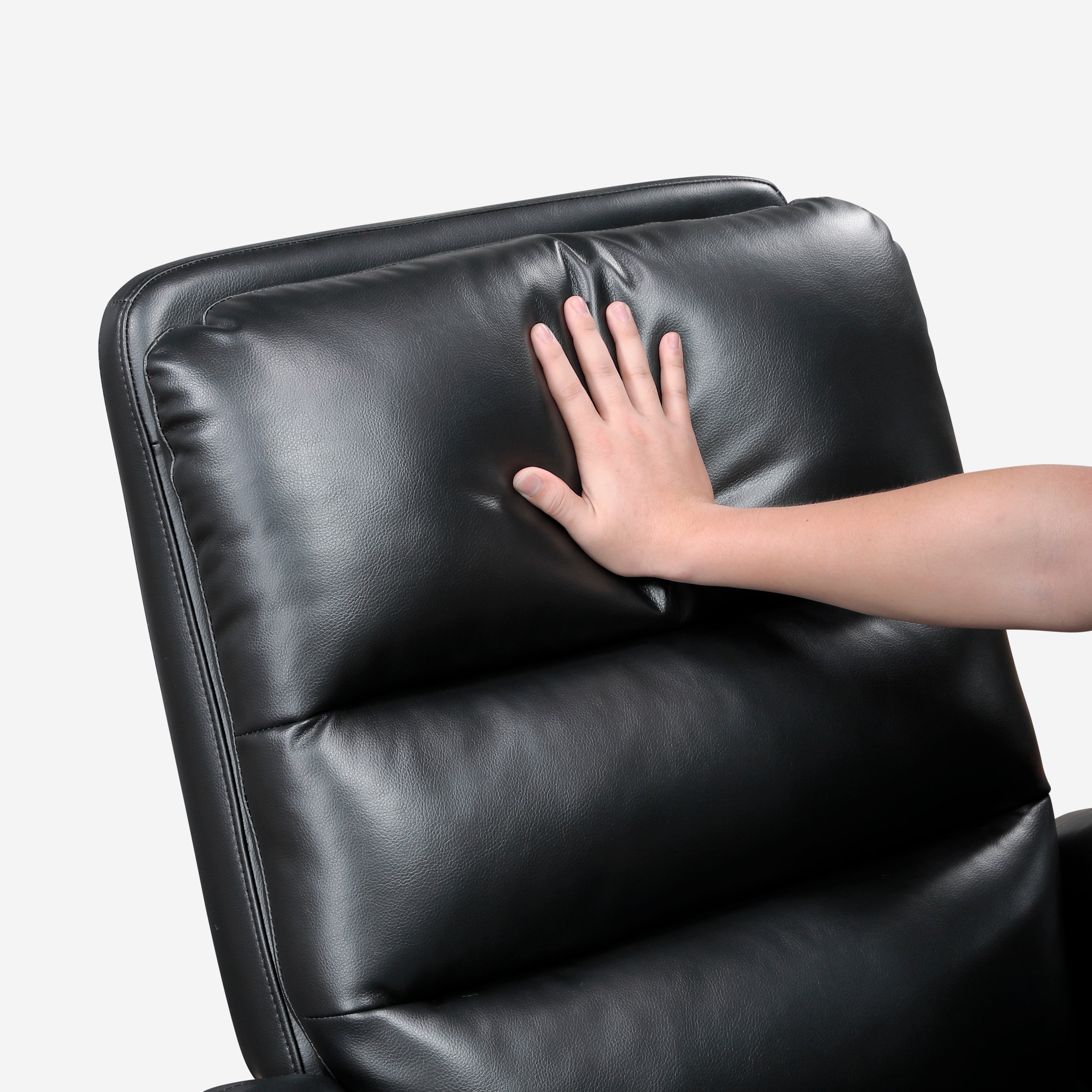 9570BLK-1SW Swivel Glider Reclining Chair - 9570BLK-1SW